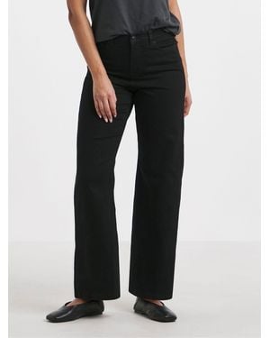 Simply Be 24/7 Wide Leg Jeans - Black