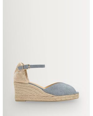 Castañer Bianca Peep Toe Sandals - Natural