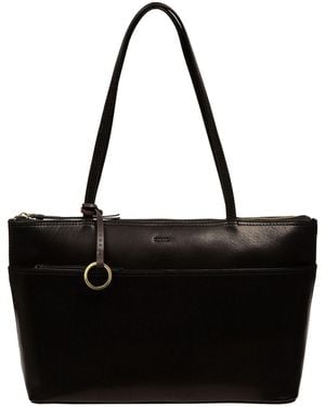 Conkca 'Isolde' Leather Tote Bag - Black