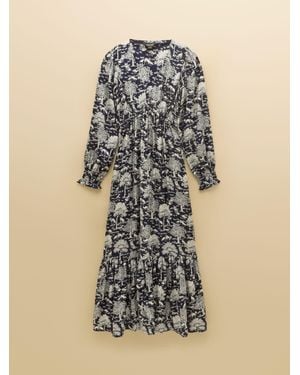 Joules Etta V Neck Dress - Blau