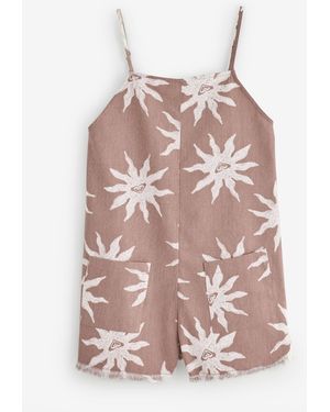 Roxy Daze Strappy Playsuit - Pink