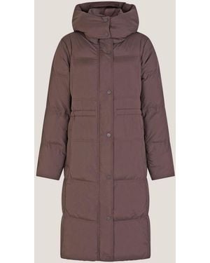 Monsoon Molly Long Puffer Coat - Brown