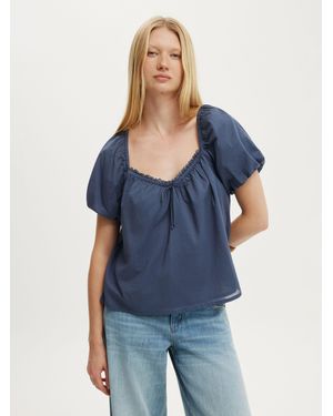 Cotton On Cotton On The Daydream Babydoll Top - Blue