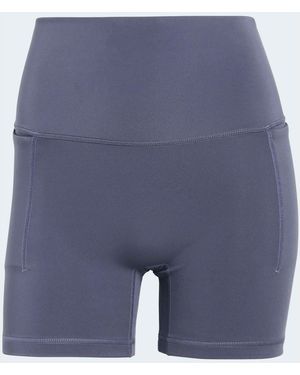 adidas 3 Stripe Sculpture Shorts - Blue