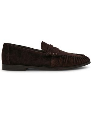 Steve Madden Muse Suede Loafers - Schwarz
