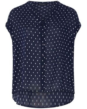 Evans Dobby Short Sleeve Shirt - Blue