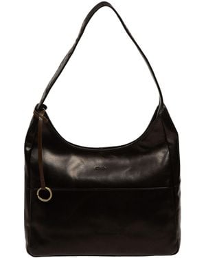 Conkca Kyra Leather Tote Bag - Black