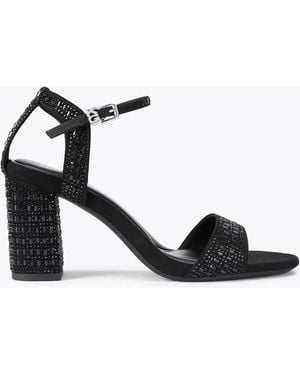 KG by Kurt Geiger Crystals Fleur Bling Sandals - White