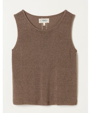 FatFace Fatface Bree Knitted Tank Top - Brown