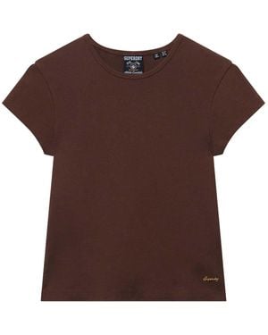 Superdry Athletic Essential T-Shirt - Brown