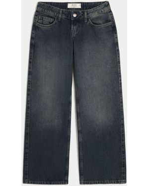 Hollister Ultralow Baggy Jeans - Blue