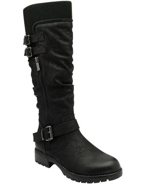 Lotus Kniehohe Stiefeleu 38 (Uk 5) - Schwarz