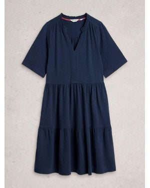 White Stuff Sophia Jersey Dress - Blue