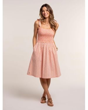 Brakeburn Fossil Dress - Pink