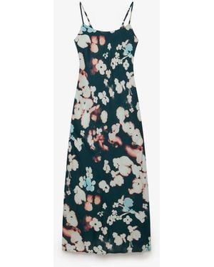 Superdry Printed Maxi Slip Dress - White
