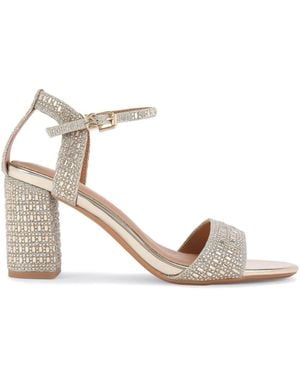 KG by Kurt Geiger Fleur Bling Sandals - Natural