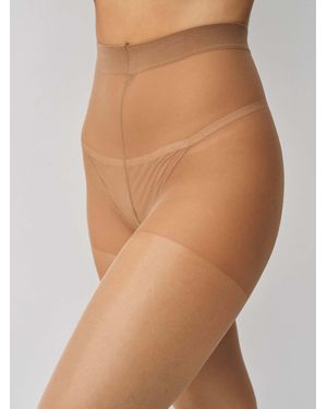 Next 20 Denier Sheer Gloss Tights 3 Pack - Brown