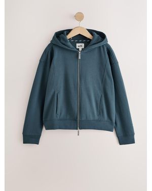 Self Full Zip Hoodie - Blue