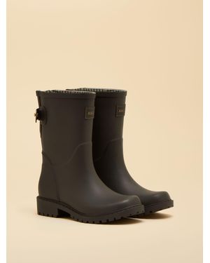 Joules Wistow Adjustable Mid Calf Wellies - Black
