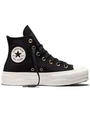 Converse Chuck Taylor All Star Platform Lift Sneakers - Black