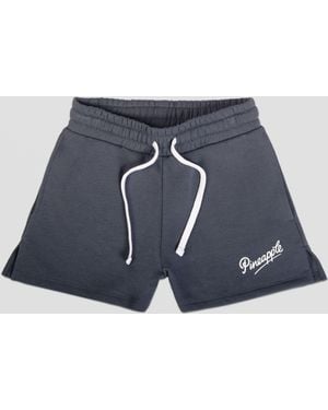 Pineapple Retro Shorts - Blue