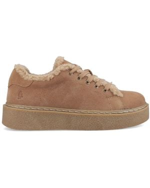 Hush Puppies Brinlee Fur Sneakers - Brown