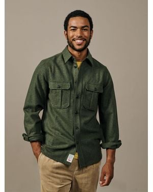 aubi Lysaghts Overshirt Aus Wolle - Grün