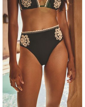 AIYLA Premium Crochet Bikini Bottoms - Brown