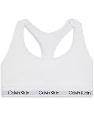Calvin Klein Calvin Klein Icon Cotton Modal Unlined Bralette - White