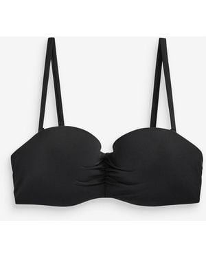 Mint Velvet Mint Bikini-Top Aus Samt Mit Schmalen Trägern - Braun