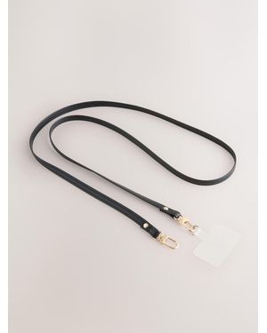 Next Across Body Phone Strap - Natural