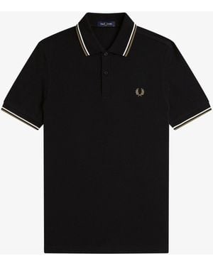 Fred Perry Twin Tipped Shirt - Black