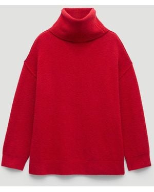 Hush Meryl Roll Neck Sweater - Red