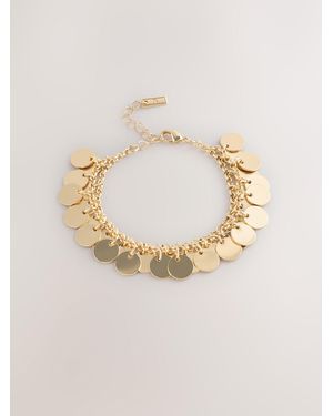 Next Statement Disc Bracelet - Natural