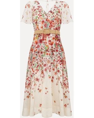 Phase Eight Lovette Floral Dress - White