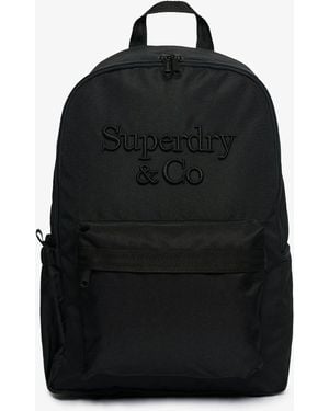 Superdry Company Logo Backpack - Black
