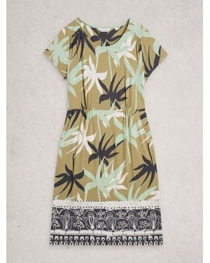 White Stuff Tallie Jersey Dress - Green