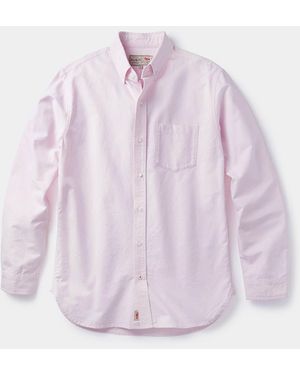 aubi Aldridge Oxford Button Down Cotton Shirt - Pink
