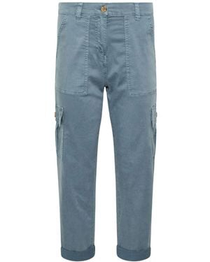 M Com Petite Cargo Pants - Blue
