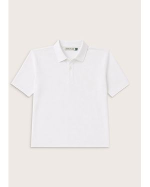 Baukjen Kayla Strong Shoulder Polo Top - Natural