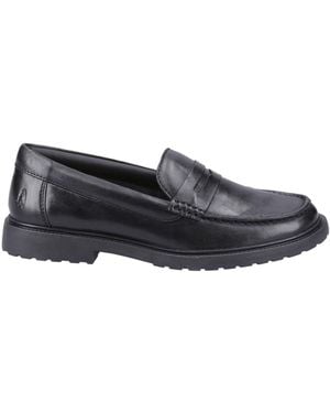 Hush Puppies Verity Leather Loafers - Gray
