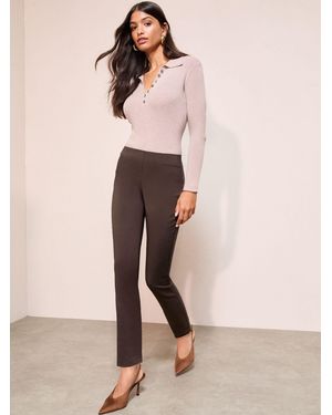Friends Like These Sculpting Stretch Slim Pants - Pink