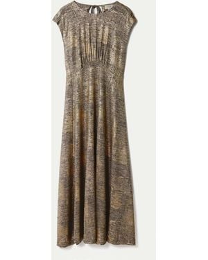 Jigsaw Curved Seam Dress - Natural