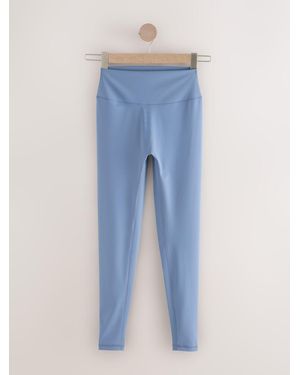 Self High Waist Leggings - Blue