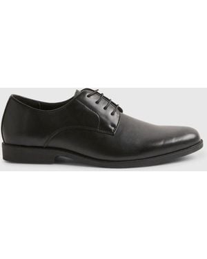 River Island Faux Leather Formal Derby Shoes - White