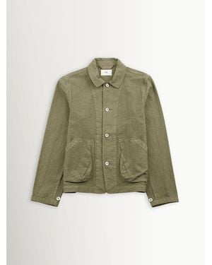 Folk Chunky Ripstop Assembly Jacket - Green