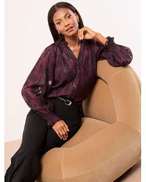 Lipsy Blouse - Purple