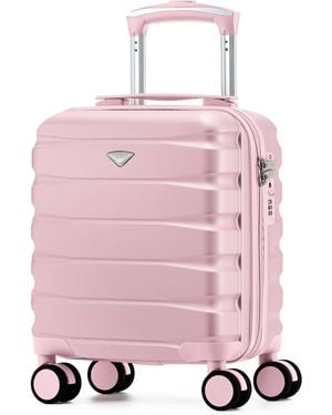 Flight Knight Light Hand Luggage Maximum Size Approved For Ryanair & Wizz Free Carry On Underseat Cabin Bag - Pink
