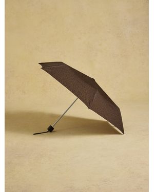 Joules Rayne Leopard Umbrella - Natural