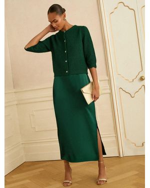 Love & Roses Knitted 2 - Green